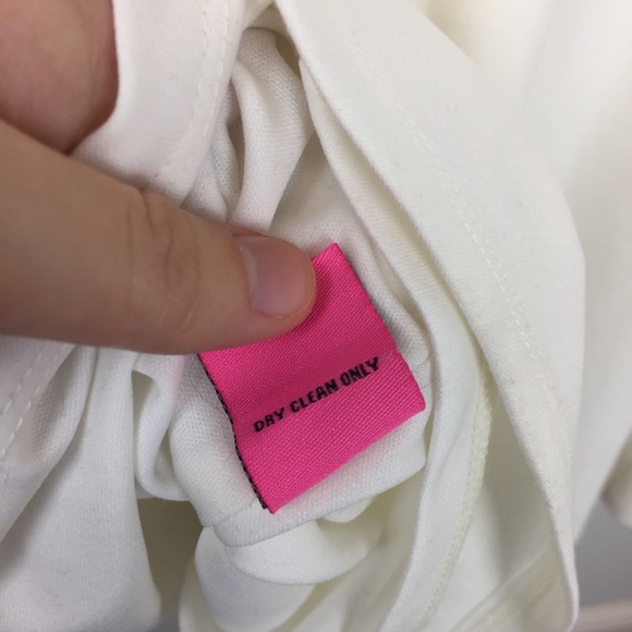 Betsey Johnson Ivory Skater Dress Mesh Inserts 6 - Picture 8 of 8